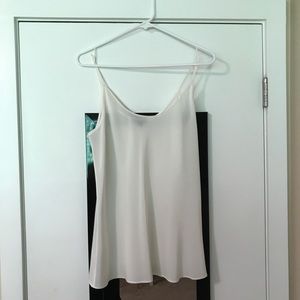 Ann Taylor Silk Camisole in Ivory size Small
